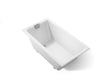 Tea-for-Two® 66" x 36" drop-in/undermount bath