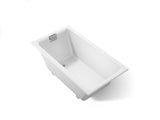 Tea-for-Two® 66" x 36" drop-in/undermount bath