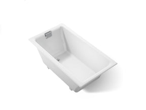 Tea-for-Two® 66" x 36" drop-in/undermount bath