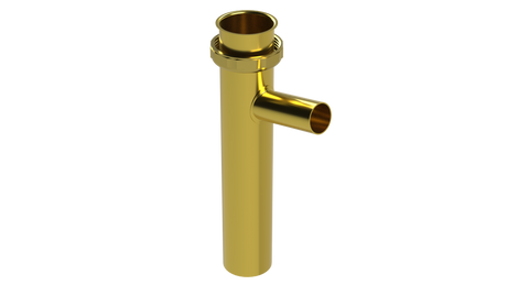8" 1-1/2" Direct Connect Dishwasher Tailpiece for 3/4" Clamp - 22GA (855-8)