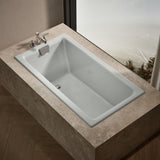 Tea-for-Two® 66" x 36" drop-in/undermount bath