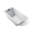 Tea-for-Two® 66" x 36" drop-in/undermount bath