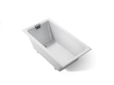 Tea-for-Two® 66" x 36" drop-in/undermount bath