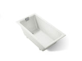 Tea-for-Two® 66" x 36" drop-in/undermount bath