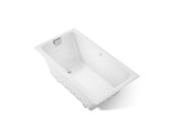 Tea-for-Two® 66" x 36" drop-in Heated BubbleMassage™ air bath