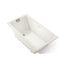 Tea-for-Two® 66" x 36" drop-in Heated BubbleMassage™ air bath