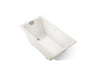 Tea-for-Two® 66" x 36" drop-in Heated BubbleMassage™ air bath