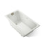 Tea-for-Two® 66" x 36" drop-in Heated BubbleMassage™ air bath