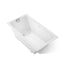 Tea-for-Two® 66" x 36" drop-in Heated BubbleMassage™ air bath