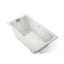 Tea-for-Two® 66" x 36" drop-in Heated BubbleMassage™ air bath