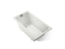 Tea-for-Two® 66" x 36" drop-in Heated BubbleMassage™ air bath