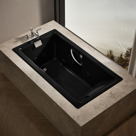 Tea-for-Two® 66" x 36" drop-in whirlpool bath