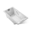 Tea-for-Two® 66" x 36" drop-in whirlpool bath