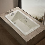 Tea-for-Two® 66" x 36" drop-in whirlpool bath