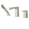 Aquabrass 3-Piece Deck Mount Tub Filler with Hand Shower - image 3