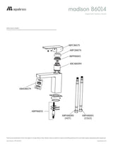 Single-hole lavatory faucet