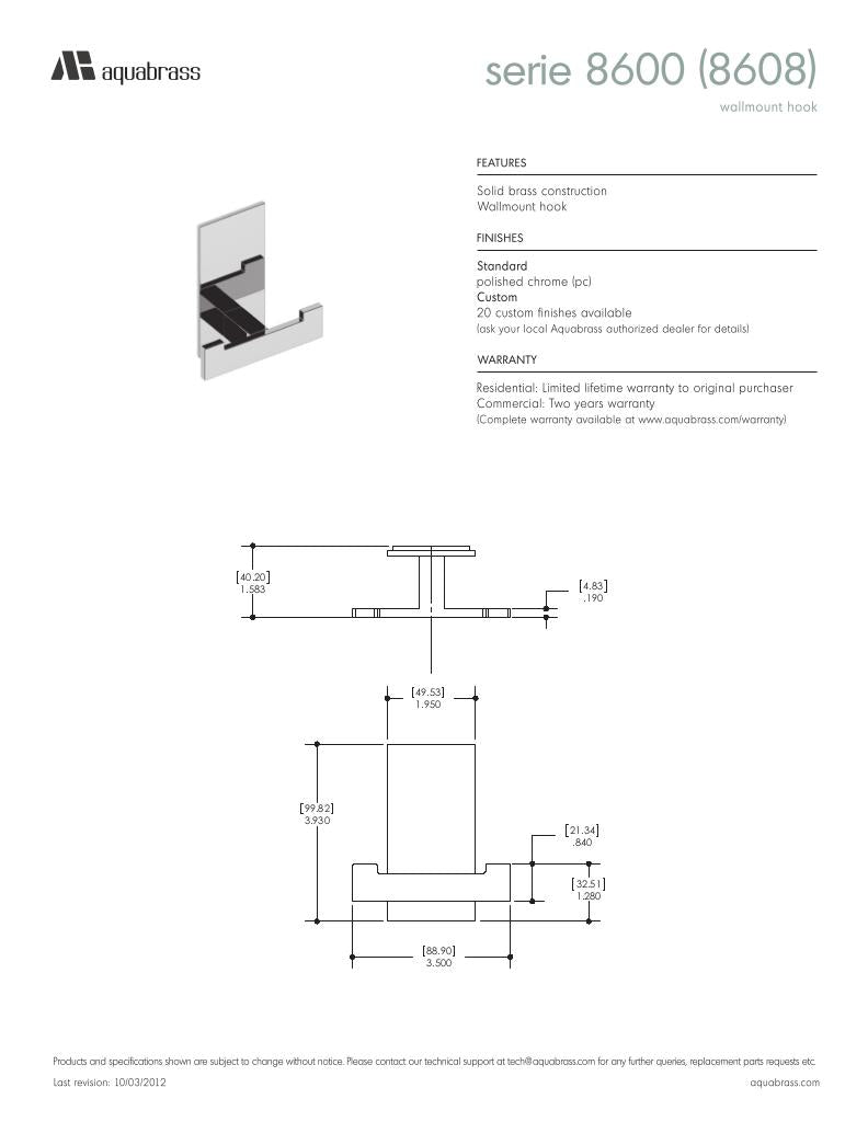 Wallmount hook