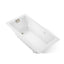 Tea-for-Two® 71-3/4" x 36" drop-in Heated BubbleMassage™ air bath