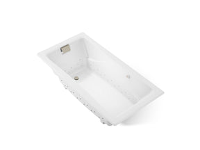 Tea-for-Two® 71-3/4" x 36" drop-in Heated BubbleMassage™ air bath