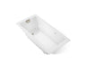 Tea-for-Two® 71-3/4" x 36" drop-in Heated BubbleMassage™ air bath
