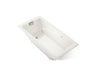 Tea-for-Two® 71-3/4" x 36" drop-in Heated BubbleMassage™ air bath