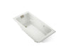 Tea-for-Two® 71-3/4" x 36" drop-in Heated BubbleMassage™ air bath