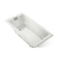 Tea-for-Two® 71-3/4" x 36" drop-in/undermount whirlpool bath