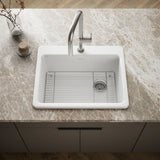 Riverby® 27" top-mount single-bowl kitchen sink