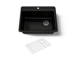 Riverby® 27" top-mount single-bowl kitchen sink