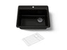 Riverby® 27" top-mount single-bowl kitchen sink
