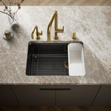 Riverby® 27" undermount single-bowl workstation kitchen sink