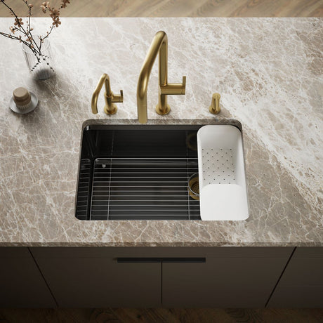 Riverby® 27" undermount single-bowl workstation kitchen sink