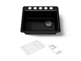 Riverby® 27" undermount single-bowl workstation kitchen sink
