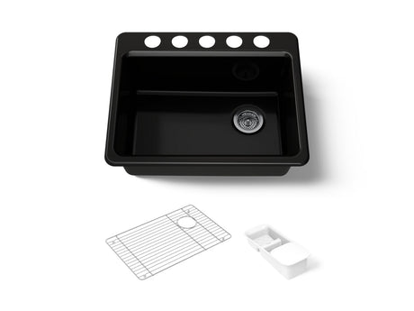 Riverby® 27" undermount single-bowl workstation kitchen sink