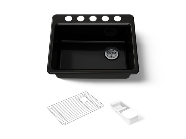 Riverby® 27" undermount single-bowl workstation kitchen sink