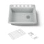 Riverby® 27" undermount single-bowl workstation kitchen sink