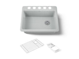 Riverby® 27" undermount single-bowl workstation kitchen sink