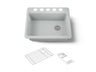 Riverby® 27" undermount single-bowl workstation kitchen sink