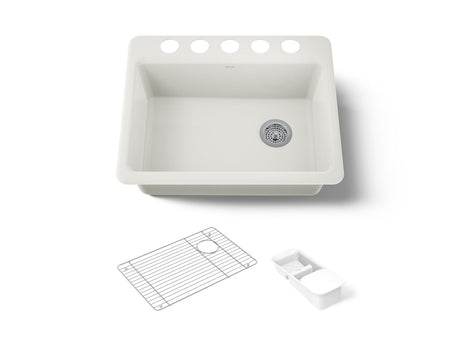 Riverby® 27" undermount single-bowl workstation kitchen sink