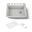 Riverby® 27" undermount single-bowl workstation kitchen sink