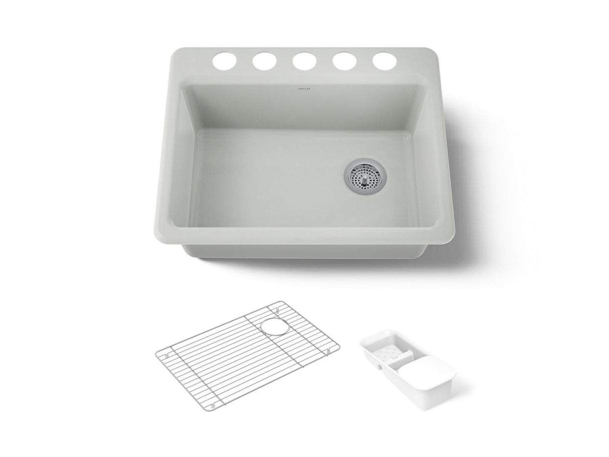 Riverby® 27" undermount single-bowl workstation kitchen sink