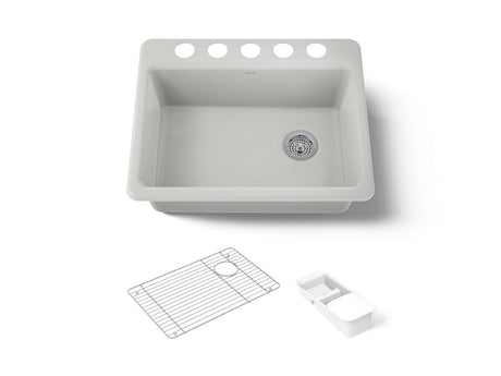 Riverby® 27" undermount single-bowl workstation kitchen sink