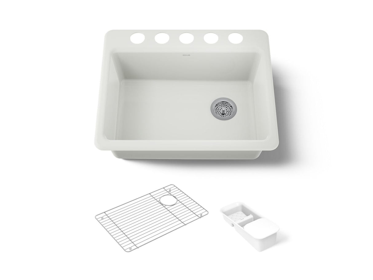 Riverby® 27" undermount single-bowl workstation kitchen sink