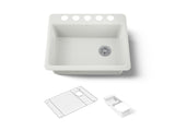 Riverby® 27" undermount single-bowl workstation kitchen sink