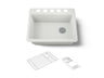 Riverby® 27" undermount single-bowl workstation kitchen sink