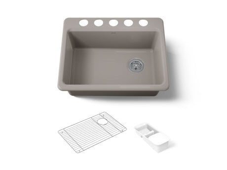 Riverby® 27" undermount single-bowl workstation kitchen sink