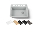 Riverby® 27" undermount single-bowl workstation kitchen sink
