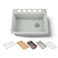 Riverby® 27" undermount single-bowl workstation kitchen sink
