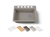 Riverby® 27" undermount single-bowl workstation kitchen sink
