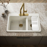 Riverby® 33" top-mount double-bowl workstation kitchen sink